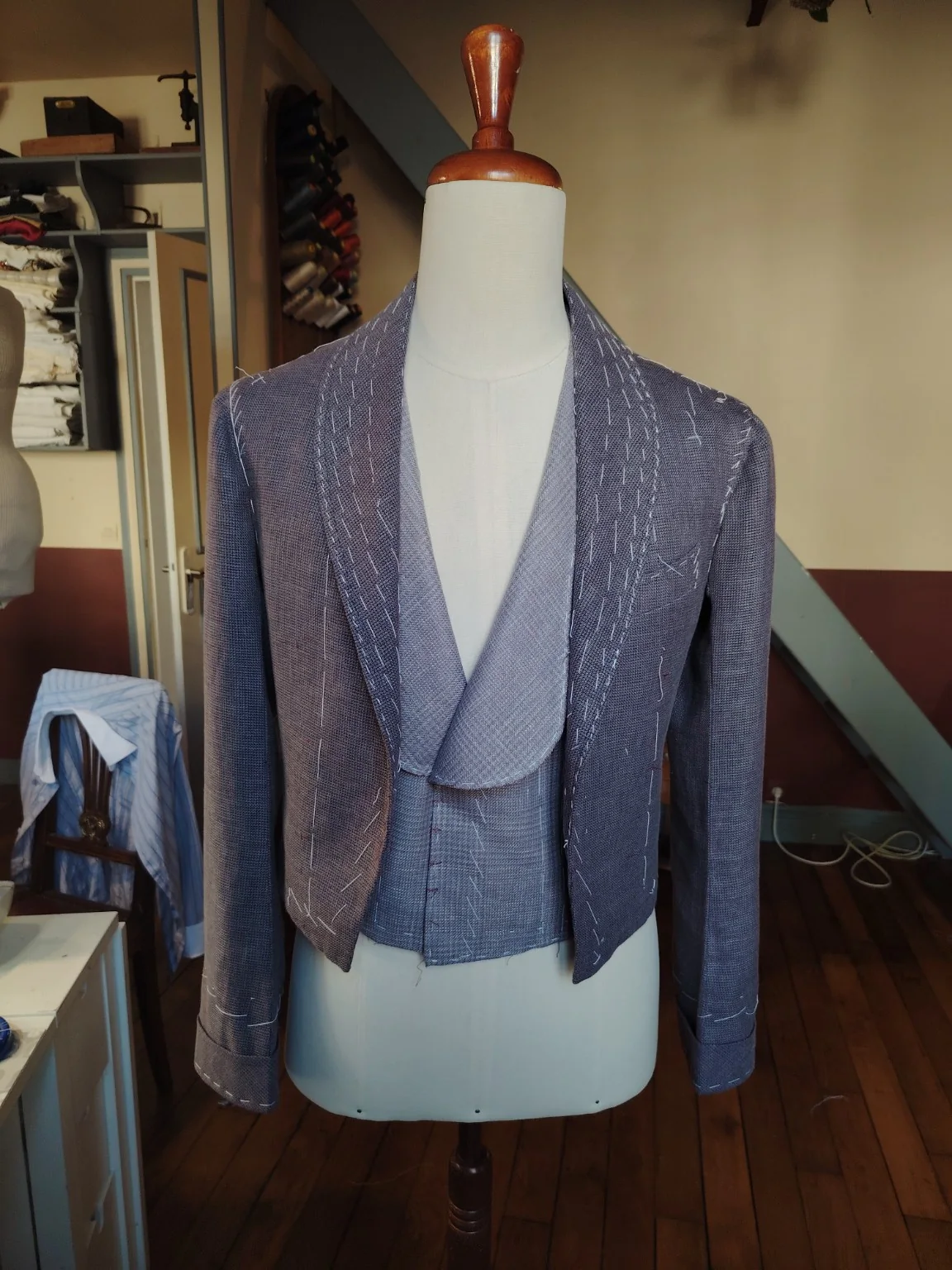 Jacket under construction